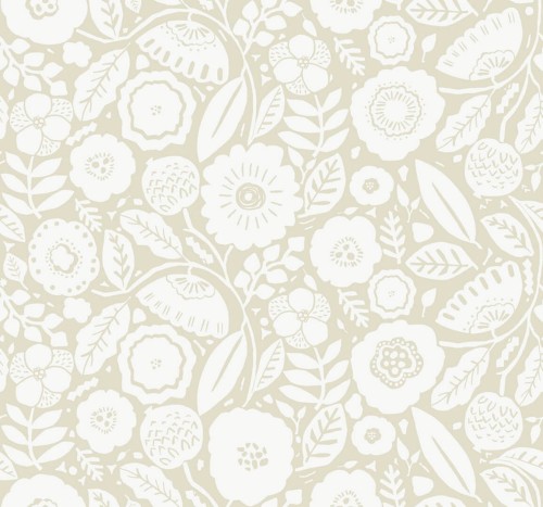 Tapeta kwiaty York Wallcoverings LM5394 Camille Blossom Lemieux Et Cie