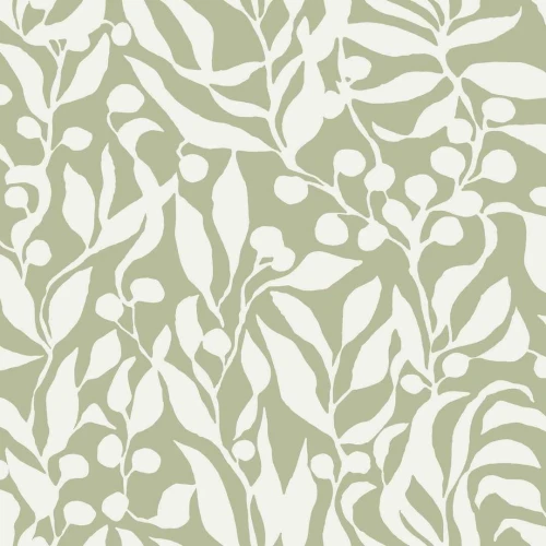 Tapeta roślinna York Wallcoverings MT5614 Olive Mill Montecito