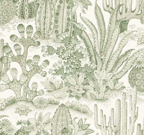 Tapeta kaktusy i sukulenty York Wallcoverings MT5631 Lotus Land Cacti Montecito