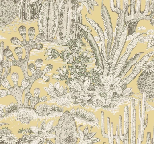 Tapeta kaktusy i sukulenty York Wallcoverings MT5635 Lotus Land Cacti Montecito