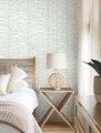 Tapeta York Wallcoverings MT5674 Cascade Palm Chevron Montecito