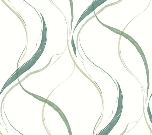 Tapeta wirujące wstęgi York Wallcoverings FM1095 Ink Flow Formations