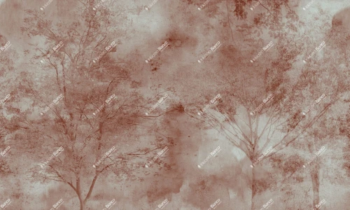 Fototapeta drzewa Inkiostro Bianco ARDEA CHERRY MINT INKDAAE2602 Materiaprima