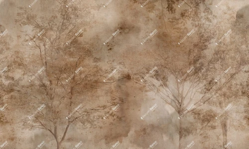 Fototapeta drzewa Inkiostro Bianco ARDEA CUOIO INKDAAE2603 Materiaprima