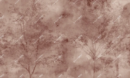 Fototapeta drzewa Inkiostro Bianco ARDEA VINACCIA INKDAAE2605 Materiaprima