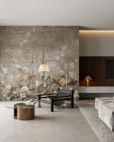 Fototapeta botaniczna Inkiostro Bianco BRUMA CIPRIA ANTICA INKMAIB2601 Materiaprima