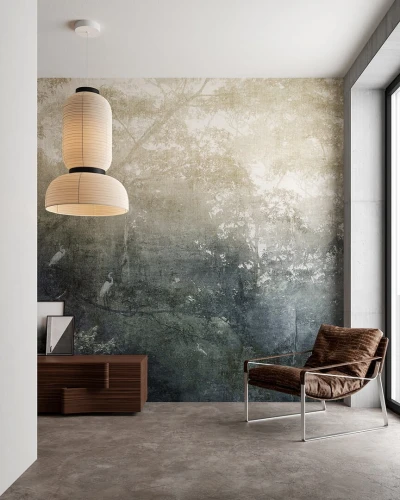 Fototapeta krajobraz natury Inkiostro Bianco FORESTFALL BLUE INKAFFI2601 Materiaprima