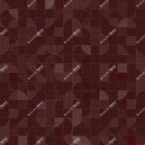 Fototapeta geometryczna mozaika Inkiostro Bianco MOSAICO LUNARE BORDEAUX INKALRP2604 Materiaprima