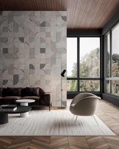 Fototapeta geometryczna mozaika Inkiostro Bianco MOSAICO LUNARE GRIGIO INKALRP2601 Materiaprima