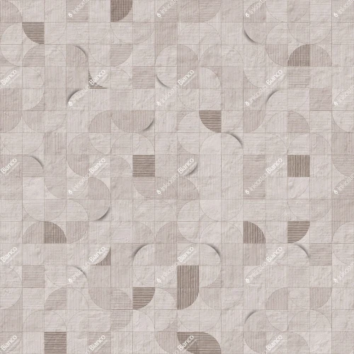 Fototapeta geometryczna mozaika Inkiostro Bianco MOSAICO LUNARE SEPPIA INKALRP2602 Materiaprima