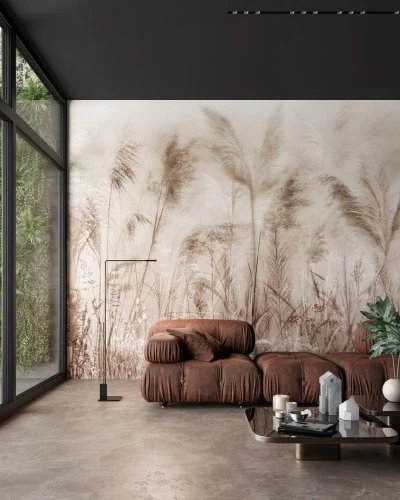 Fototapeta kłosy zboża Inkiostro Bianco RONDA CUOIO INKAMRM2601 Materiaprima