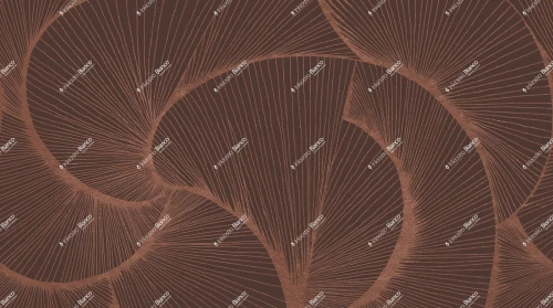 Fototapeta graficzna kompozycja linii Inkiostro Bianco ZEPHYR TERRACOTTA INKSZYE2603 Materiaprima