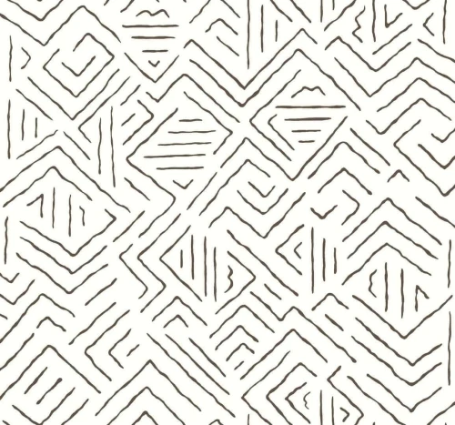 Tapeta geometryczna York Wallcoverings AB3081 Sirih Artifacts