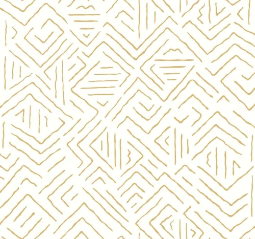 Tapeta geometryczna York Wallcoverings AB3084 Sirih Artifacts
