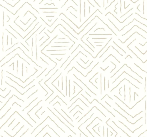 Tapeta geometryczna York Wallcoverings AB3085 Sirih Artifacts