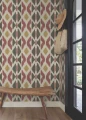 Tapeta geometryczny ikat York Wallcoverings AB3091 Patan Artifacts