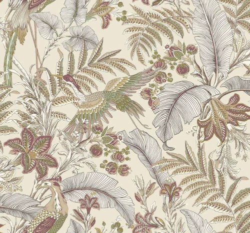 Tapeta botaniczna York Wallcoverings AB3101 Heronwood Artifacts