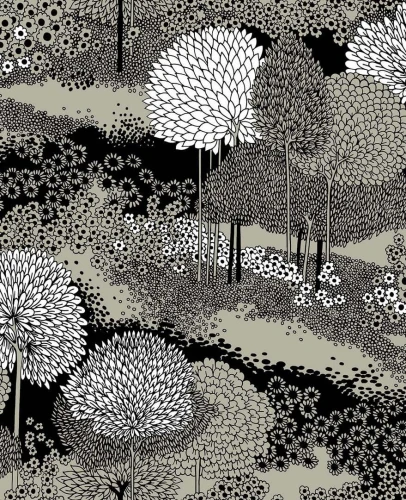 Tapeta botaniczna Wallquest TR70500 Trees