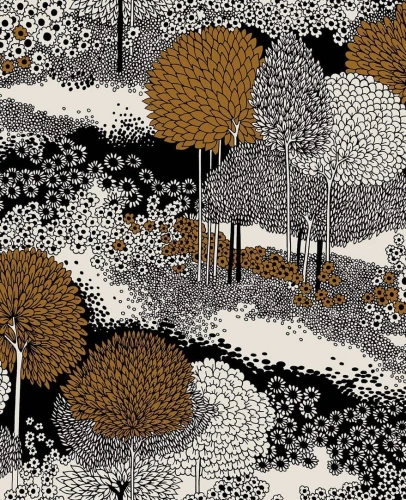 Tapeta botaniczna Wallquest TR70506 Trees