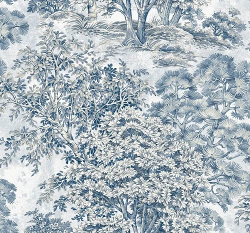 Tapeta drzewa w stylu scenek rodzajowych Wallquest TR70602 Trees