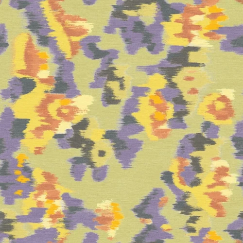 Mural abstrakcyjne kwiaty Elitis VP 981 03 Abstract Floral Matières à Réflexions x Callidus Guild