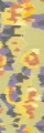 Mural abstrakcyjne kwiaty Elitis VP 981 03 Abstract Floral Matières à Réflexions x Callidus Guild