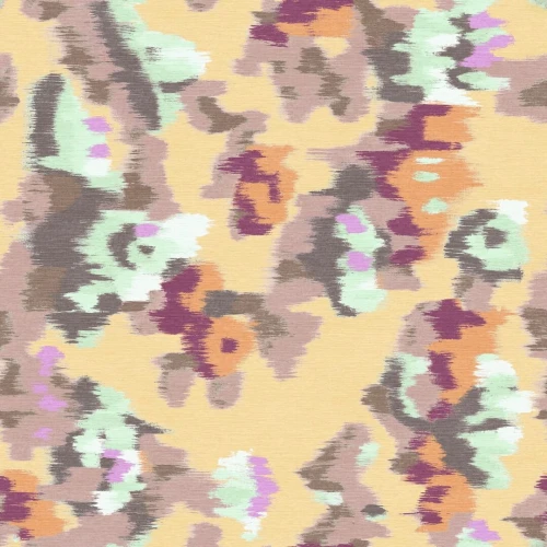 Mural abstrakcyjne kwiaty Elitis VP 981 04 Abstract Floral Matières à Réflexions x Callidus Guild