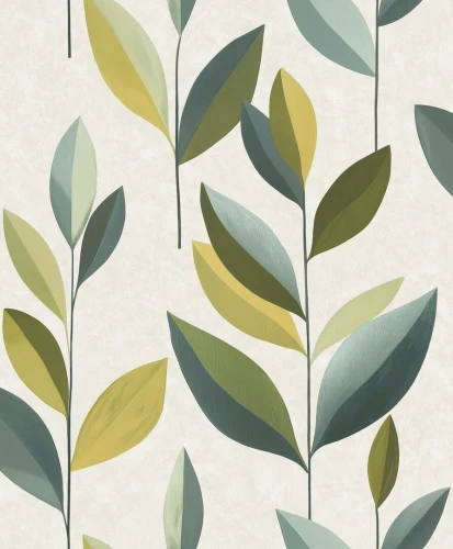 Tapeta liście Decoprint SY27553 Smooth Foliage Serenity