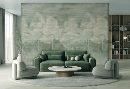 Mural rozmyte drzewa Decoprint SYD27592 Environment Serenity