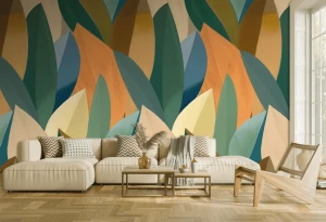 Mural artystyczne liście Decoprint SYD27598 Foliage Serenity