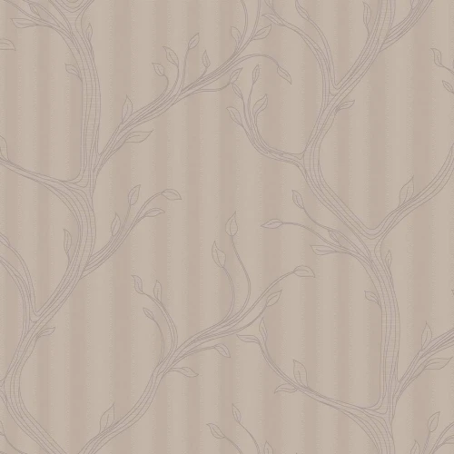 Tapeta gałęzie na tle pasków Zambaiti Parati Z16713 Murella 100 - 106 cm szer.