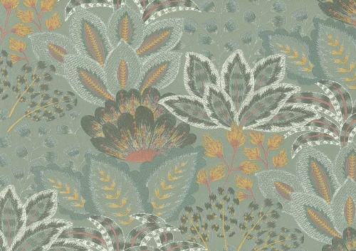 Tapeta imitująca roślinny haft Sirpi 26316 Giardino Alta Gamma Zen