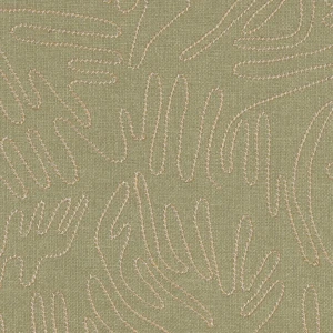 Tapeta naturalna z haftowanym sznurkiem jutowym Casamance 71840325 Silvara Tramis