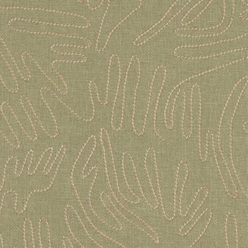 Tapeta naturalna z haftowanym sznurkiem jutowym Casamance 71840325 Silvara Tramis