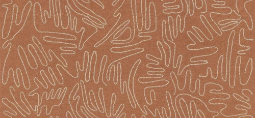 Tapeta naturalna z haftowanym sznurkiem jutowym Casamance 71840439 Silvara Tramis