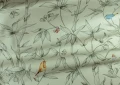 Tkanina welurowa z botanicznym wzorem J&V F7352 Bambou Grande Corniche