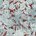 Tapeta tropikalna roślinność Caselio BLS 107486280 Palmaris Blue Shades