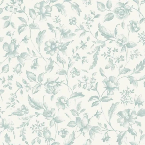 Tapeta kwiatowe pnącza Caselio BLS 107506000 Pastelia Blue Shades