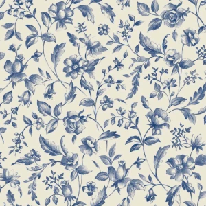 Tapeta kwiatowe pnącza Caselio BLS 107506110 Pastelia Blue Shades