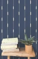 Tapeta paski ikat Caselio BLS 107776110 Ikara Blue Shades