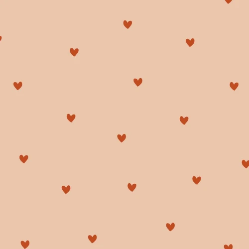 Tapeta serduszka Caselio HKC 107604850 Sweet Hearts Happy Kids Club