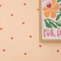 Tapeta serduszka Caselio HKC 107604850 Sweet Hearts Happy Kids Club
