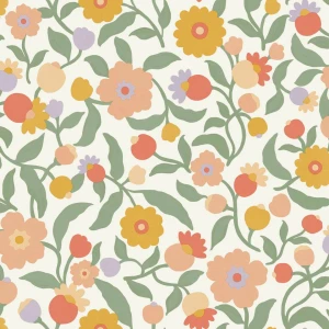 Tapeta kwiaty Caselio HKC 107630735 Capucine Happy Kids Club