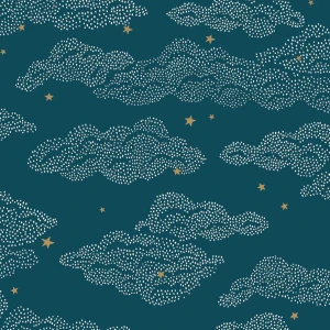 Tapeta chmury Caselio HKC 107646612 Little Sky Happy Kids Club