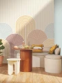 Mural łuki i linie Caselio MIP 107822706 S Arched Line Mix & Stripes