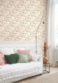 Tapeta kwiaty Casadeco BJAR 202534242 Sous Les Rosiers Le Beau Jardin