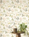 Tapeta kwiaty Casadeco BJAR 202537007 Sous Les Rosiers Le Beau Jardin