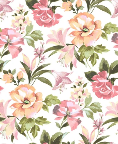 Tapeta kwiaty Casadeco BJAR 202574286 Bouquet D'été  Le Beau Jardin
