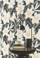 Tapeta kwiaty lilii Casadeco BJAR 202587986 Clair De Lys  Le Beau Jardin