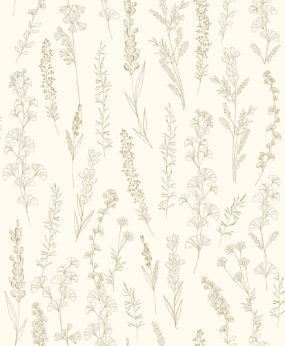 Tapeta zielnik Casadeco BJAR 202591234 Carnet Botanique Le Beau Jardin